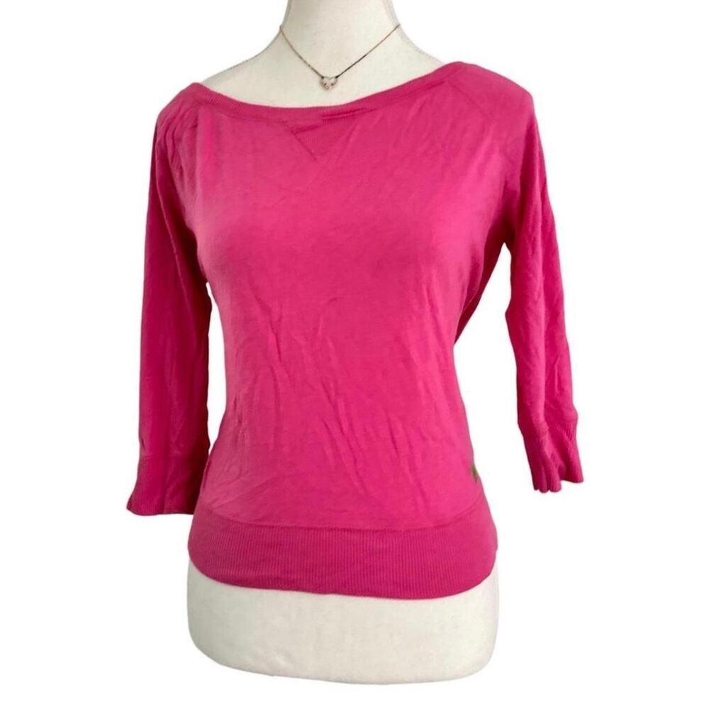 Abercrombie Y2K Pink Long Sleeve Womens size small